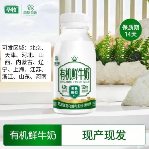 圣牧塞茵苏有机鲜牛奶240g*8瓶（保质期14天）【产地直发】 商品图0