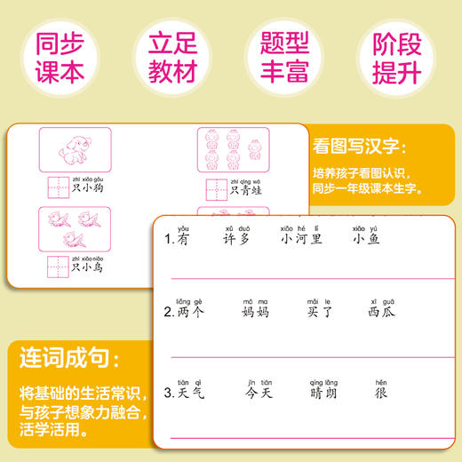 爱德少儿【幼小衔接测试卷】全套学前班升小学拼音数学语言启蒙练习题入学准备幼升小练习册一日一练幼儿园大班升一年级测试卷天天练 商品图3