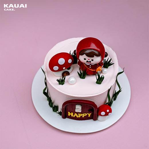 蘑菇小女孩蛋糕生日蛋糕 | 烤爱 商品图1