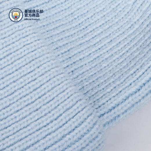 【官方正版】曼城俱乐部 | 蓝色队徽毛线帽针织刺绣保暖帽 商品图4