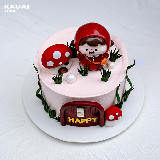 蘑菇小女孩蛋糕生日蛋糕 | 烤爱 商品图6