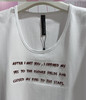水淼2025夏新款纯棉小U领气质百搭T恤0401（字母立体浮雕刺绣） 商品缩略图2