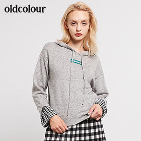 oldcolour连帽冬季新款卫衣女
