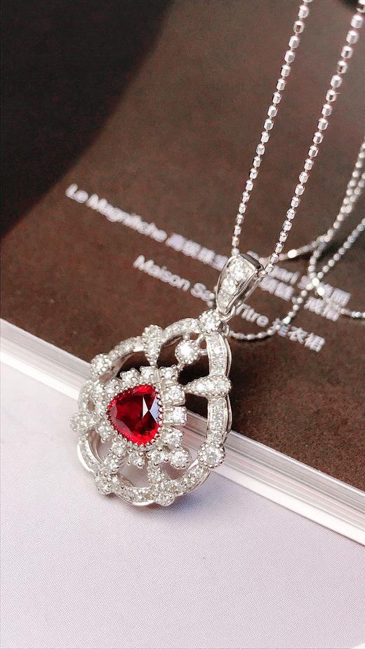 1.02ct刻面红宝石吊坠 商品图1