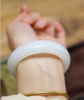 和田羊脂白玉宽版手镯 商品缩略图0