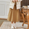 Famecoco范可儿纯棉加厚A字半身裙女秋冬伞裙百搭显瘦FAB8HA001 商品缩略图1