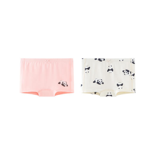 【2条装】迷你巴拉女童内裤棉感舒适透气不夹pp宝宝四角短裤 商品图4