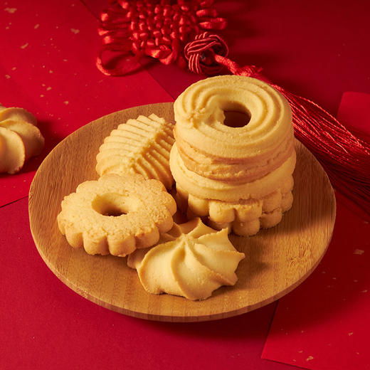 广州酒家 喜庆大礼包礼盒广式腊味腊肠曲奇饼干新年手信年货送礼品 商品图6