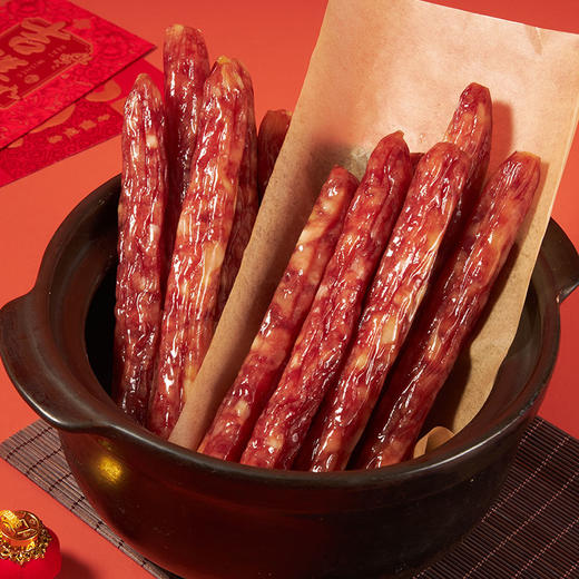 广州酒家 喜庆大礼包礼盒广式腊味腊肠曲奇饼干新年手信年货送礼品 商品图5