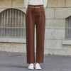 Famecoco范可儿棉质花边通勤休闲裤长裤女FAB8GA003 商品缩略图1