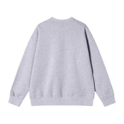 WY484秋冬季时尚个性纯色立体字母圆领套头卫衣休闲百搭运动上衣 商品图2