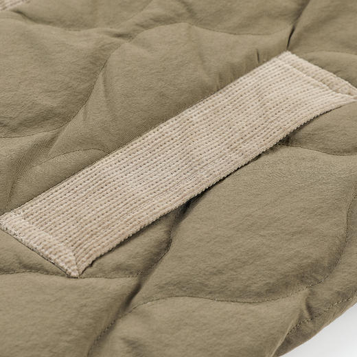 Famecoco范可儿衬衫式轻薄羽绒服通勤优雅女中长款FAB8AL030 商品图4