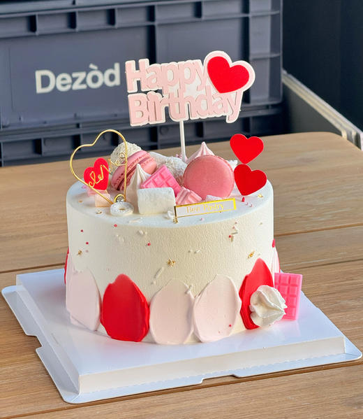 粉红爱心生日快乐 m n 商品图1