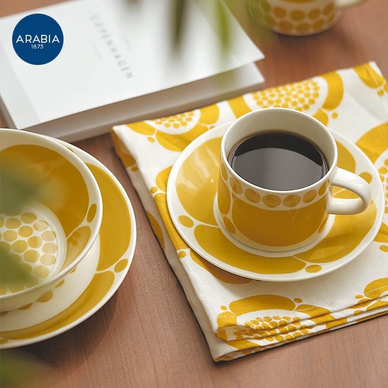 【新】芬兰进口Arabia星期天系列马克杯盘子碗杯子碟餐具