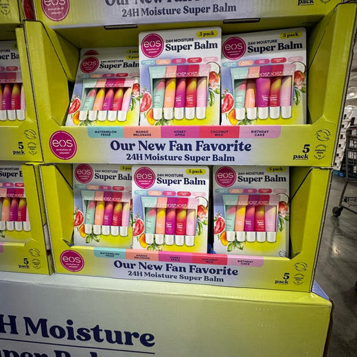 打折了📣美国🇺🇸直邮特价220元🉐包税包邮到手了🔥EOS乳木果24小时保湿润唇啫喱10ml*5支装，包含5支不同口味的润唇膏，像唇釉一样 商品图3