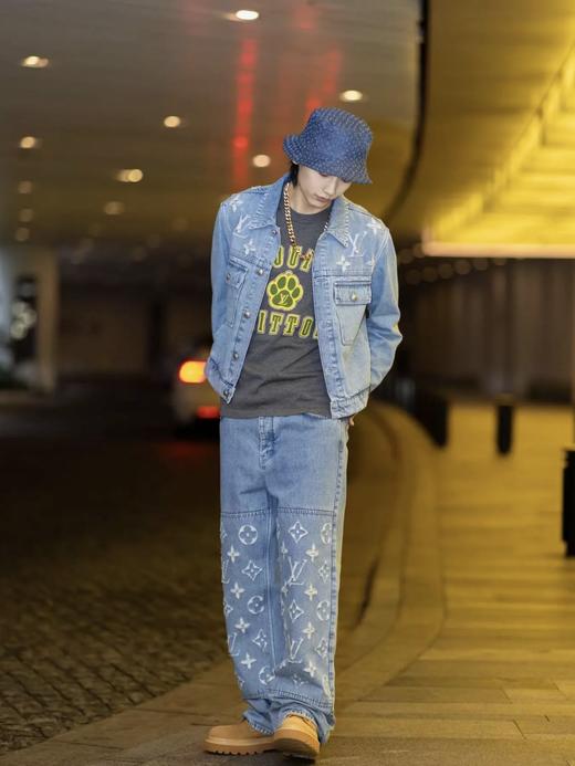 驴家 24FW林俊杰同款早春系列提花牛仔长裤‼️（DY） 商品图2