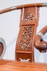 红桥红  家具严选  缅甸花梨(大果紫檀）  【木面 王款 麒麟纹交椅】 商品缩略图1