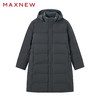 【棉羽】经典长款连帽羽绒服1N4113709 商品缩略图0