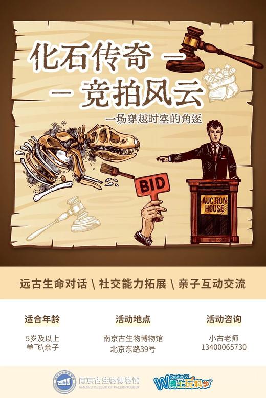 【南京】化石传奇 竞拍风云 商品图0