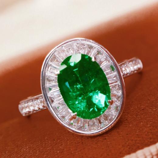 1.45ct刻面祖母绿戒指 商品图1