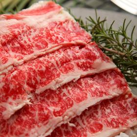 【肉食精选】M9卡卢比肥牛片 澳洲F4纯种和牛 米其林御用纯种和牛 金产直Sanchoku品牌 口感嫩滑 奶香醇厚 可以煎烤 涮火锅 