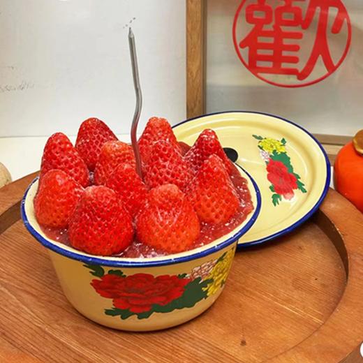 『网红陶瓷盆』草莓蛋糕 商品图0