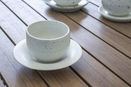 郑昀作品-带碟茶（咖啡）杯/玻璃釉装饰 商品图4