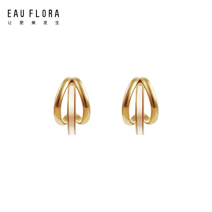 『余弦』极简几何造型耳环