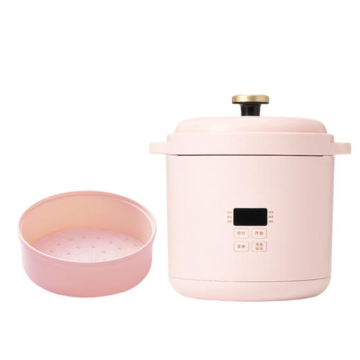 日本BRUNO博鲁诺第二代迷你电饭煲1.2L-粉BOE127-PK 商品图0