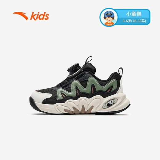 安踏儿童运动鞋男小童2024冬季犟弹科技旋钮扣多肉休闲鞋312449920 商品图5