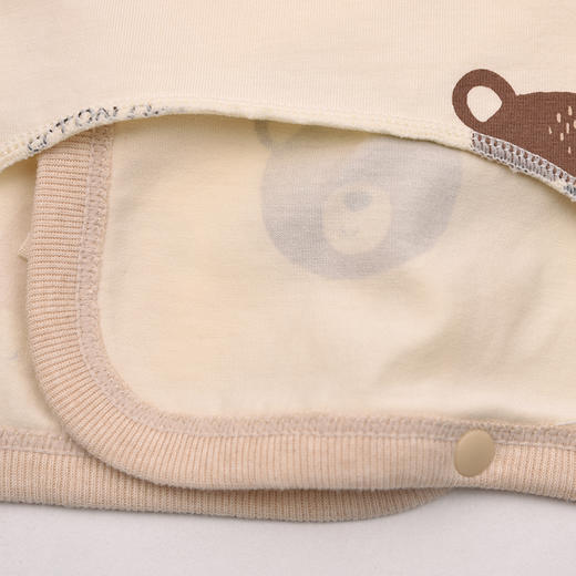 棉果果春季新品商场同款男童女童5A抗菌长袖半背衣M101110225015 商品图2