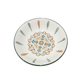 晋宝源绚烂多姿饭盘7英寸一个