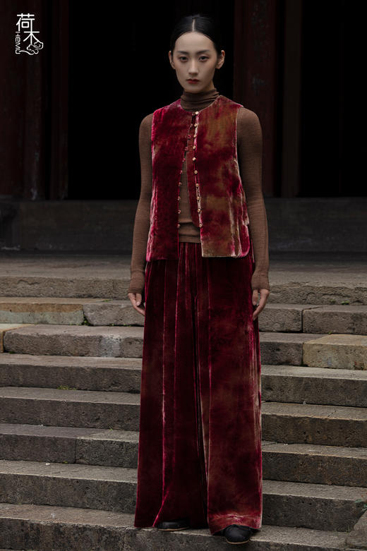 荷木HEMU丨落金·棉马甲 商品图1