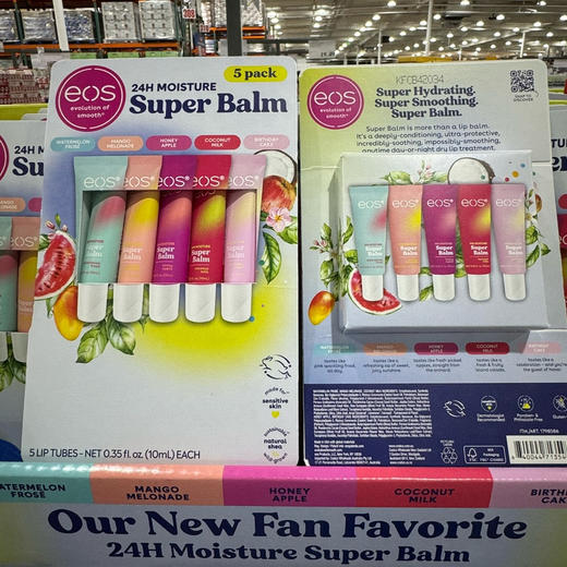 打折了📣美国🇺🇸直邮特价220元🉐包税包邮到手了🔥EOS乳木果24小时保湿润唇啫喱10ml*5支装，包含5支不同口味的润唇膏，像唇釉一样 商品图5