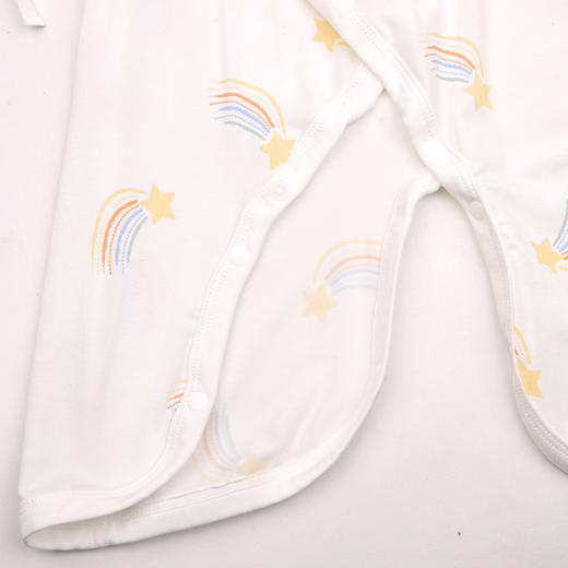 棉果果春季新品商场同款男童女童莫代尔哈衣爬服蝴蝶连体衣M101726425003 商品图2