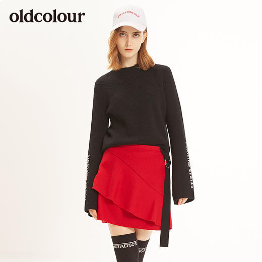 oldcolour欧珂宽松秋季韩版百搭针织衫女长袖秋装新款外套 商品图0