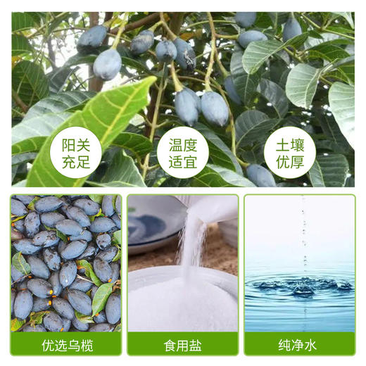 【寻味潮汕】双雄潮汕特产乌橄榄腌制咸榄油榄乌榄杂咸瓶装650g/瓶 商品图5