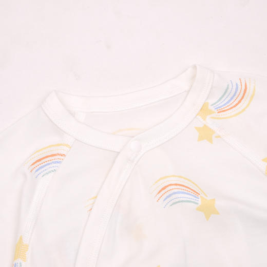 棉果果春季新品商场同款男童女童莫代尔哈衣爬服蝴蝶连体衣M101726425003 商品图4