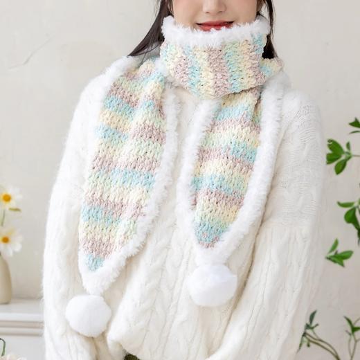 苏苏姐家暖暖两用带帽围巾手工diy编织钩针毛线团自制材料包冬 商品图2