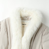 famecoco范可儿狐狸大毛领羽绒服冬季加厚中长款收腰优雅外套F228AH011 商品缩略图3