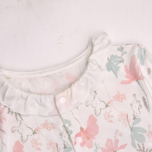 棉果果春季新品商场同款女童莫代尔哈衣爬服对开连体衣M121722425006 商品图1