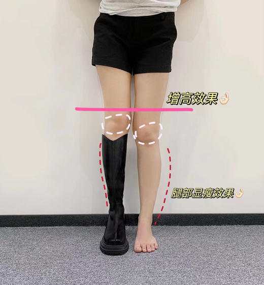 纪华菲 光板长靴 基础又经典 显高有气质 商品图3