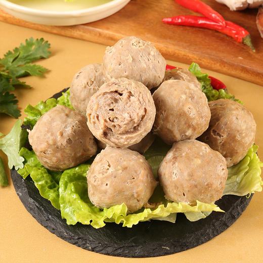 官塘兄弟门店堂食同款牛肉丸牛筋丸250g/袋 商品图2