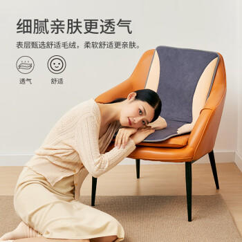 昕科 电加热坐垫办公室椅垫暖身毯电暖发热座椅垫暖脚神器七彩鱼 商品图1