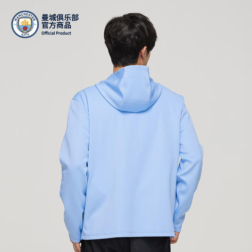 【官方正版】曼城俱乐部 | 天蓝连帽运动夹克衫休闲运动穿搭 商品图2