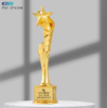 树脂奖杯定制刻字创意年会优秀员工颁奖纪念 商品缩略图0
