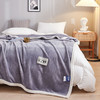 冬季加厚床单牛奶绒纯色简约毛毯 商品缩略图7