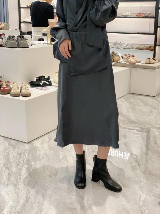 纪华菲 真皮中帮粗高跟女鞋 商品图8