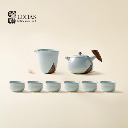 【彼达思】汝窑入木三分茶组九件式 商品图2