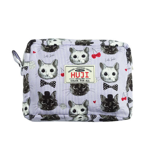 HUJI祤集Motley收纳包插画小猫小猫 商品图2